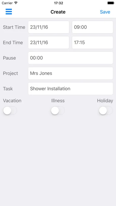 Capturas de pantalla de Eomagis Time Tracking