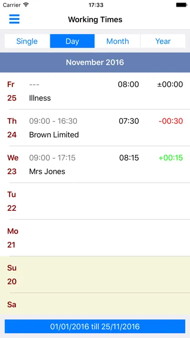 Capturas de pantalla de Eomagis Time Tracking