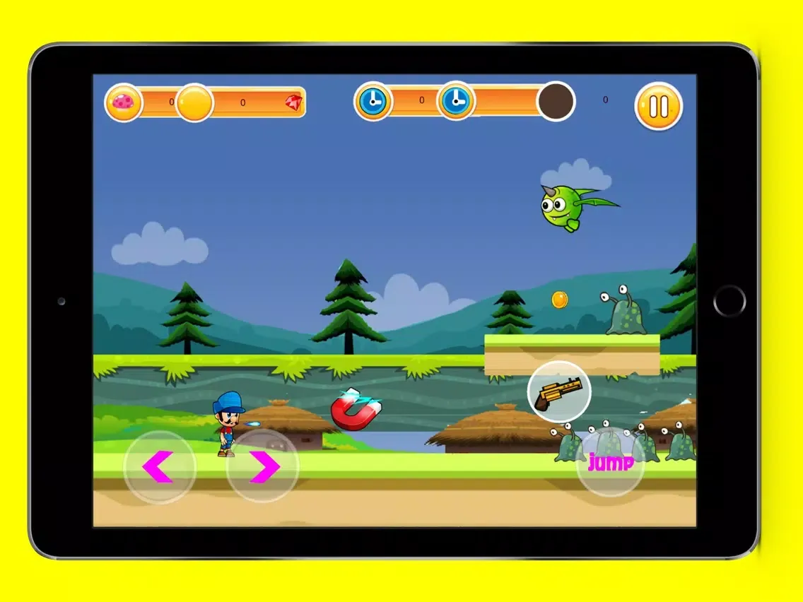 Capturas de tela do Bobs world blue run iPad 