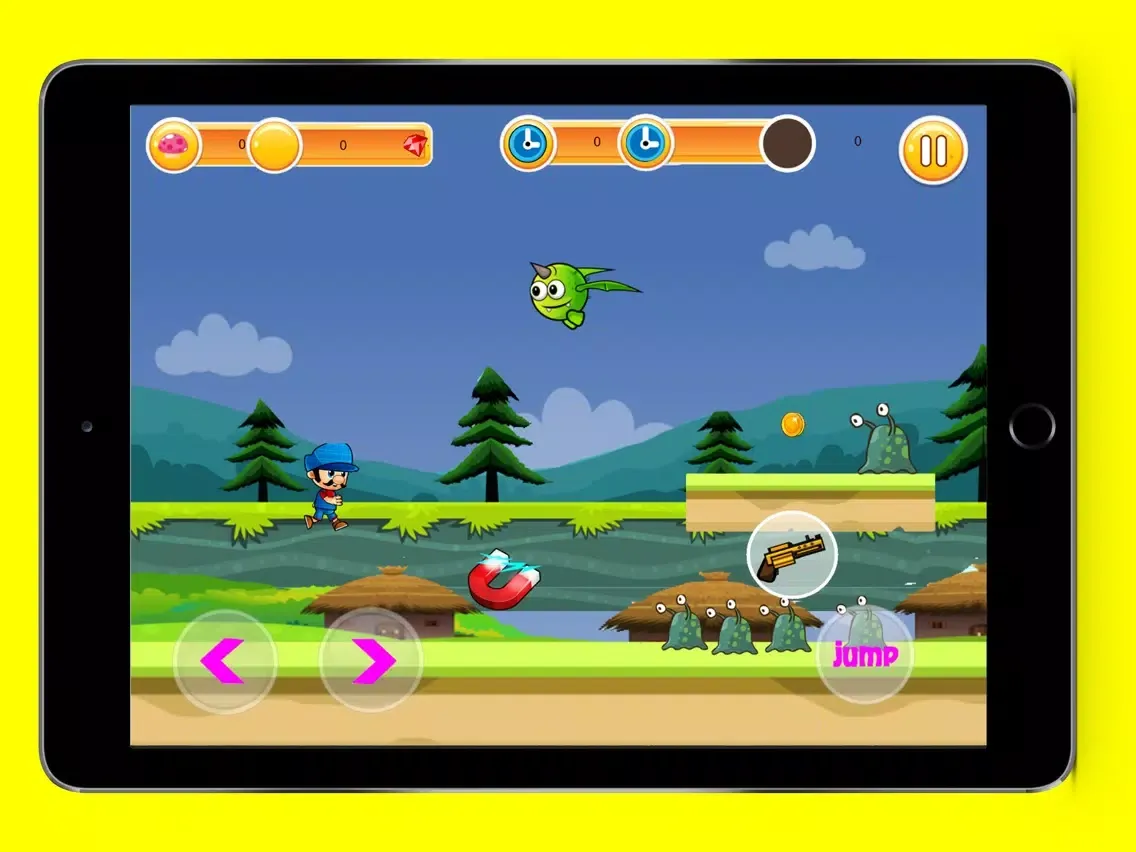 Capturas de tela do Bobs world blue run iPad 