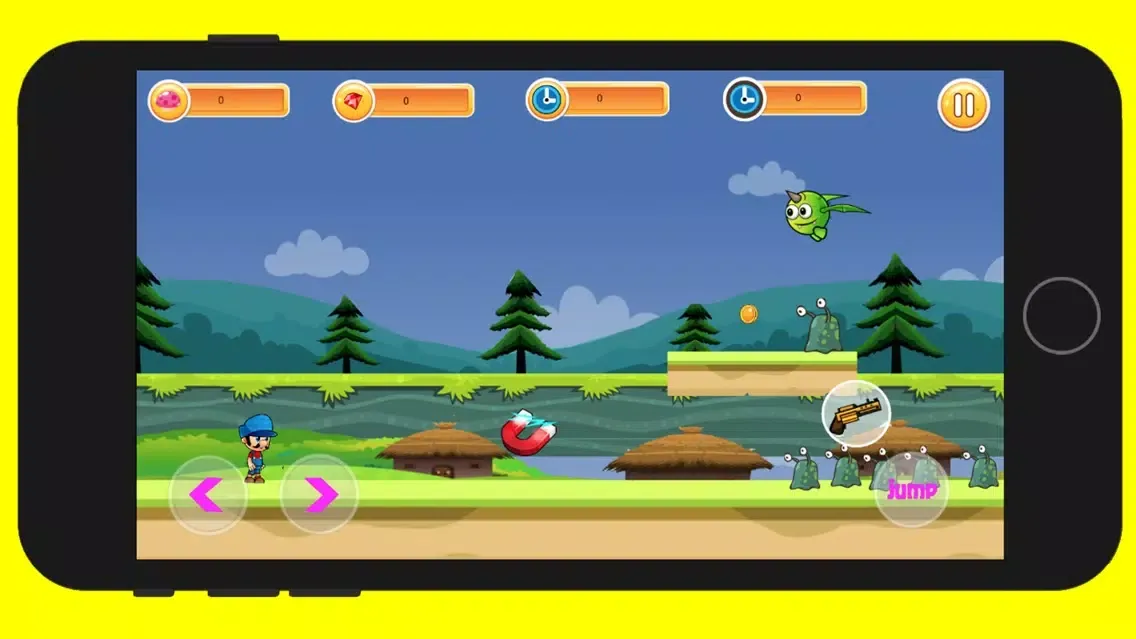 Capturas de tela do Bobs world blue run