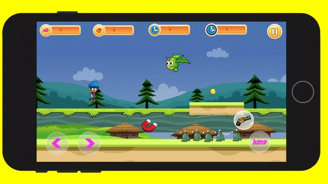 Capturas de tela do Bobs world blue run