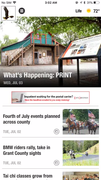 Blue Mountain Eagle News應用截圖
