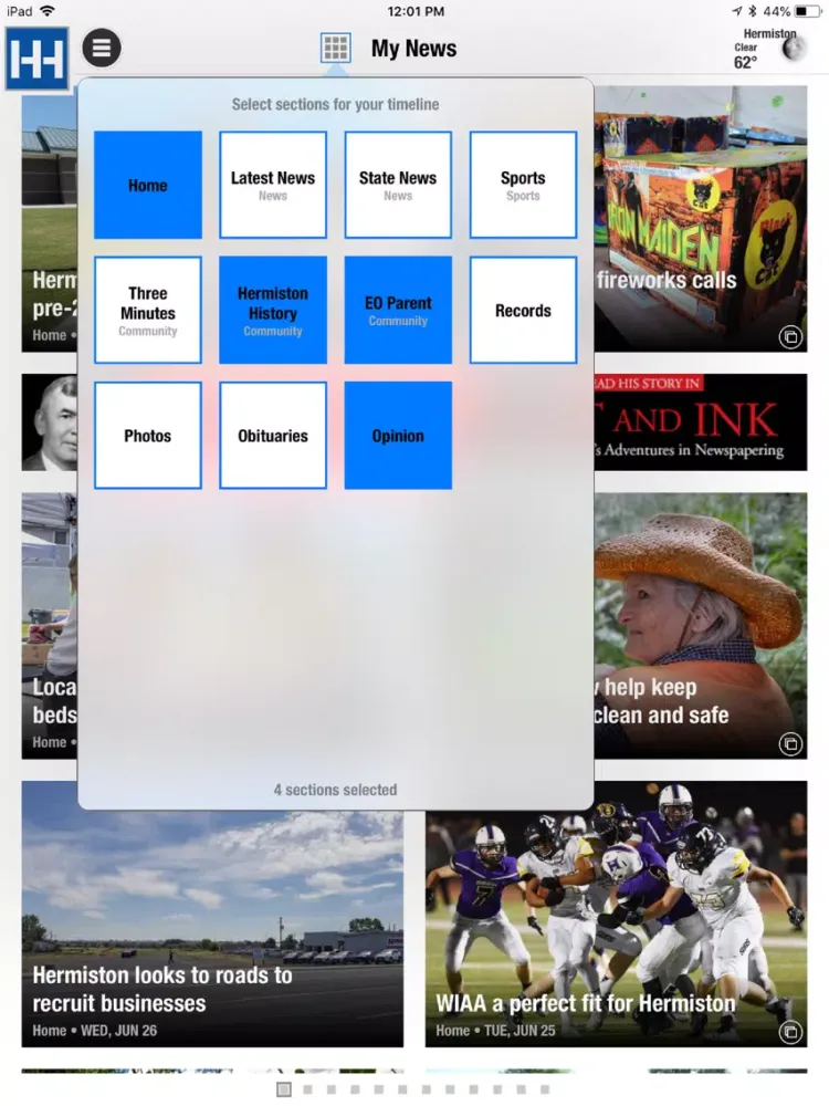 Hermiston Herald iPad  Ekran Görüntüleri