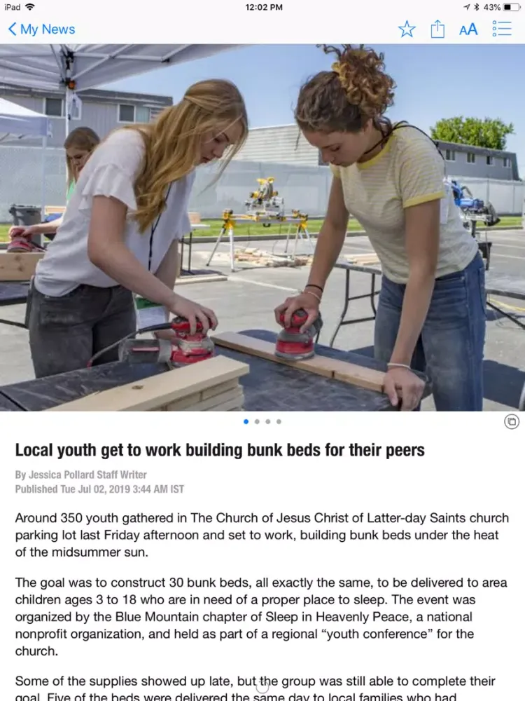 Hermiston Herald iPad  Ekran Görüntüleri