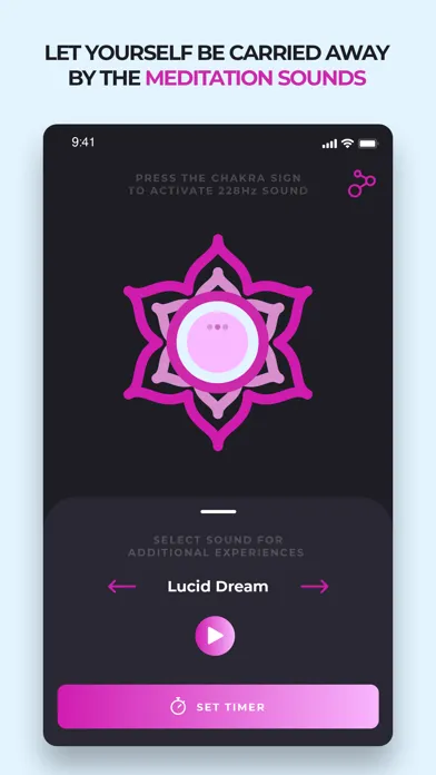 Captures d'écran de Crown Chakra Therapy Sahasrara