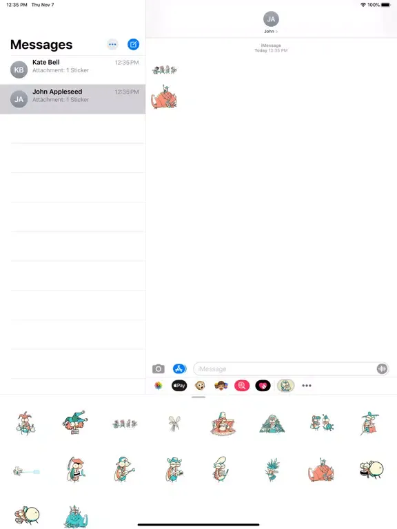 Insect Kingdom Knight Stickers iPad 应用截图