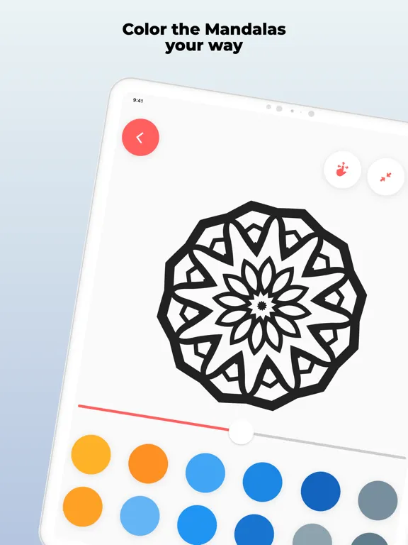 Mandala - Color and Relax iPad  স্ক্রিনশট