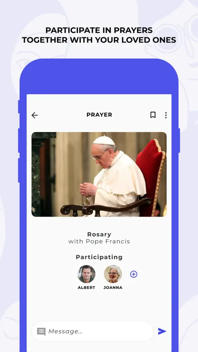 Capturas de tela do Prayer Book - Livestreams