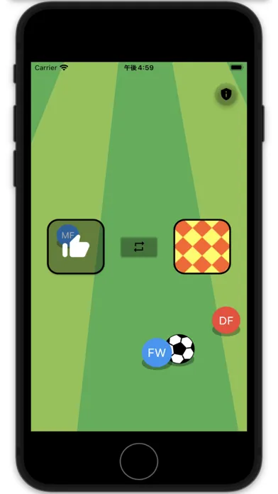 Capturas de tela do Offside game