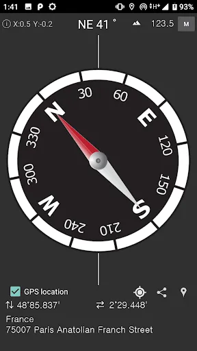 Compass & GPS Screenshots
