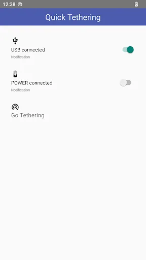 Quick USB Tethering Wifi سکرین شاٹس