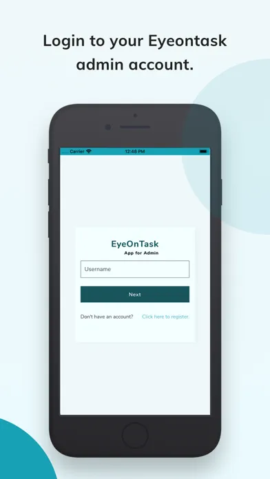 EyeOnTask - App for Admin Screenshots