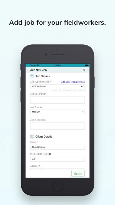 EyeOnTask - App for Admin Screenshots