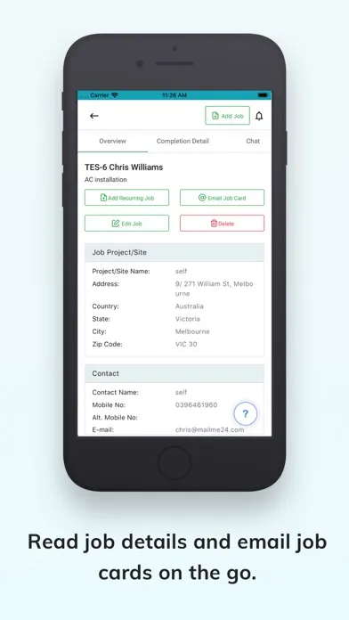 EyeOnTask - App for Admin Screenshots