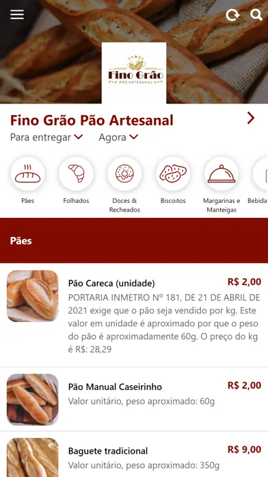 Fino Grão Pão Artesanal應用截圖