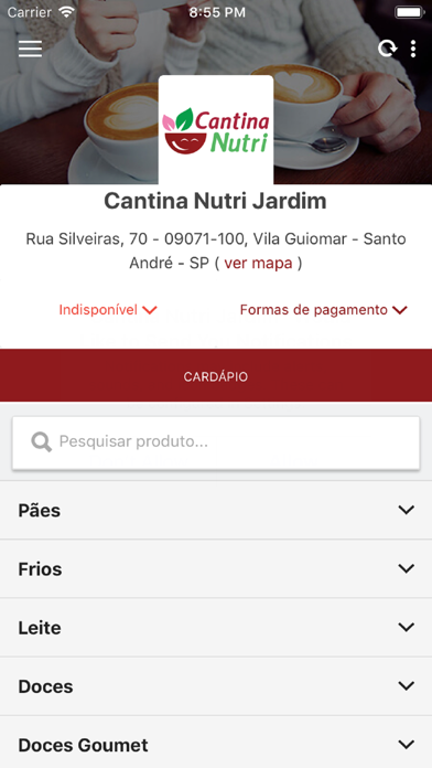 Cantina Nutri應用截圖