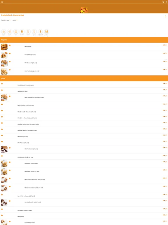 Screenshot di Padaria Ceci - Encomendas iPad 