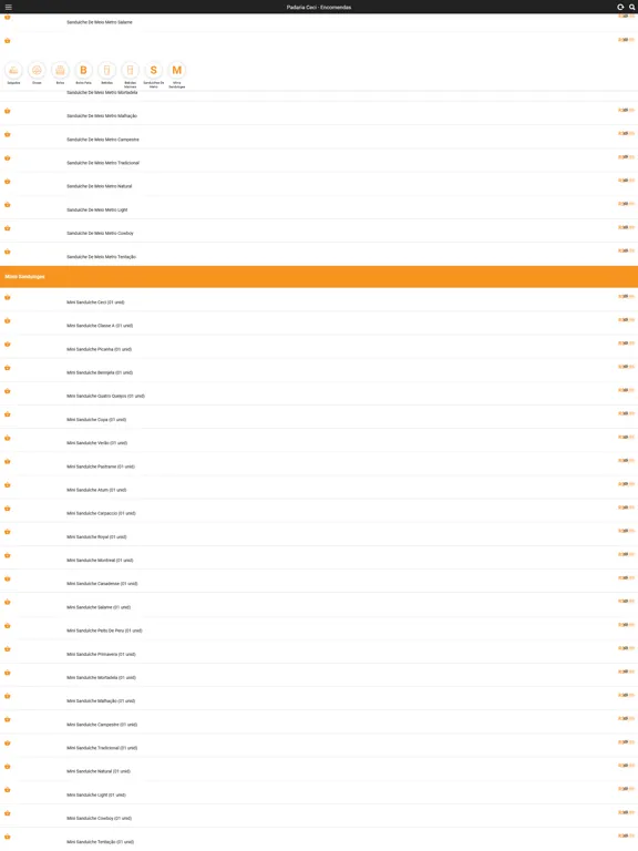 Screenshot di Padaria Ceci - Encomendas iPad 