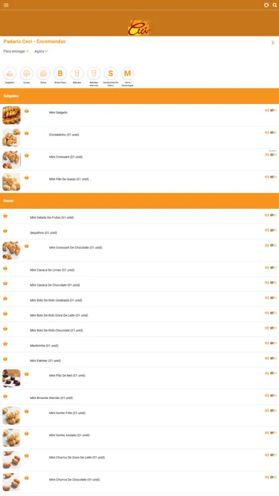Screenshot di Padaria Ceci - Encomendas