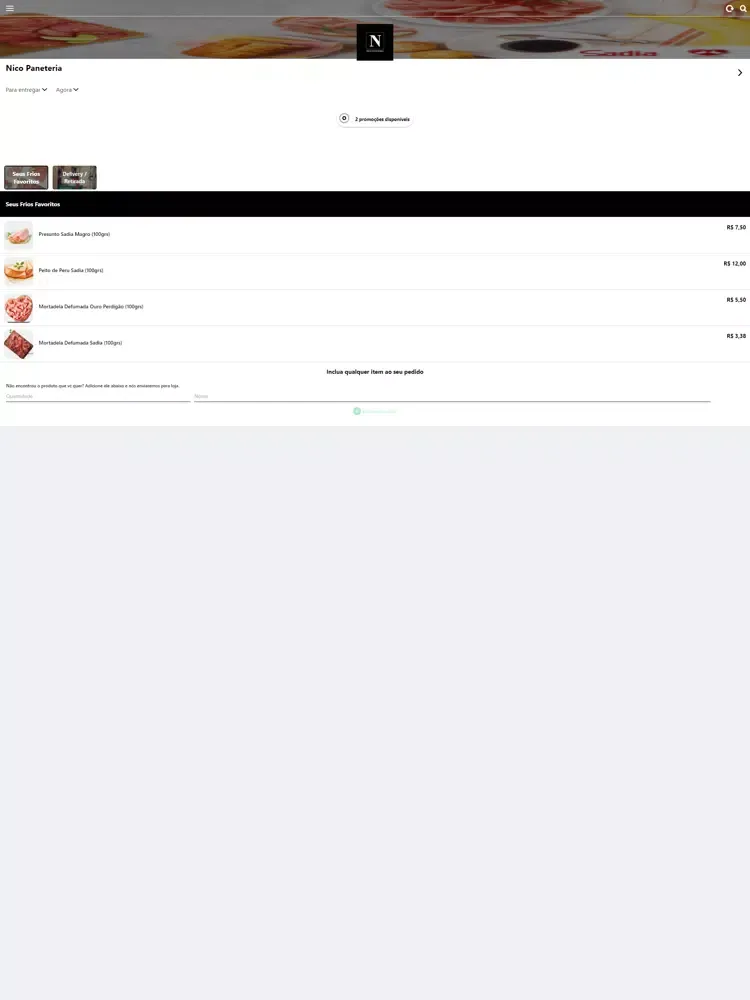 Nico Paneteria iPad  स्क्रीनशॉट