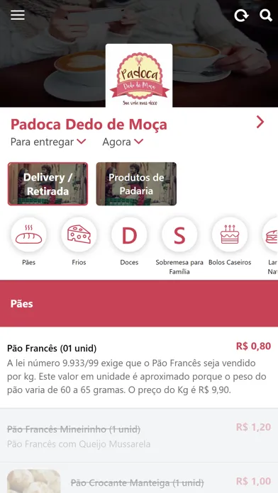 Tangkapan skrin Padoca Dedo de Moça