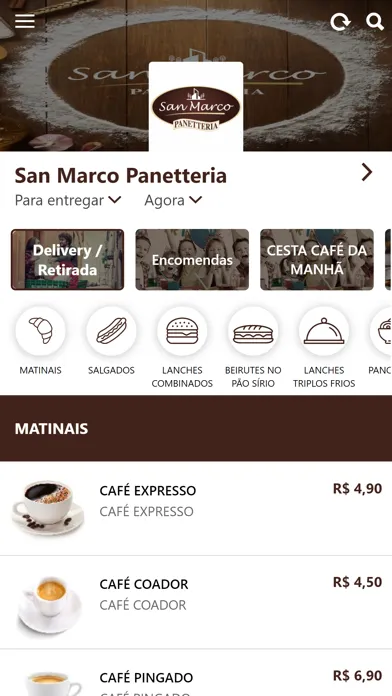 Ảnh chụp màn hình của San Marco Panetteria