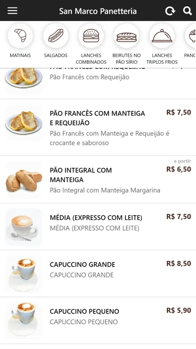 Ảnh chụp màn hình của San Marco Panetteria