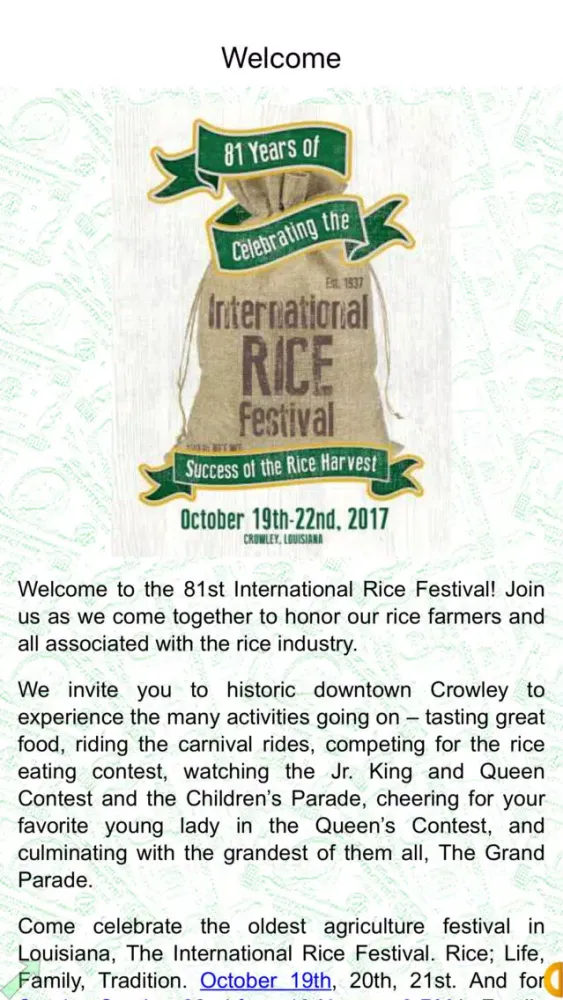 Tangkapan layar Rice Festival
