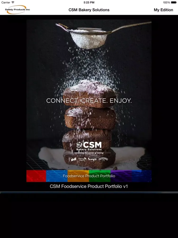 CSM Bakery Solutions Foodservice Product Portfolio iPad  স্ক্রিনশট