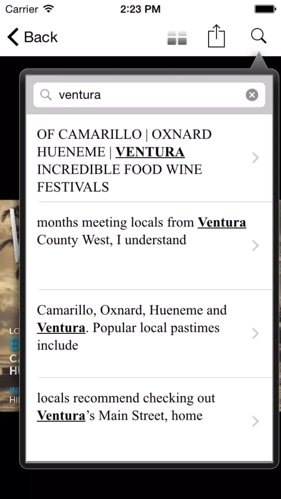 Capturas de pantalla de Travel Savvy Magazine Presents: Ventura County West
