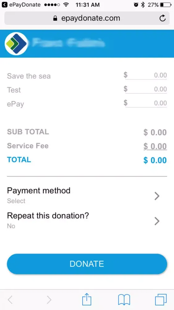ePayDonate應用截圖