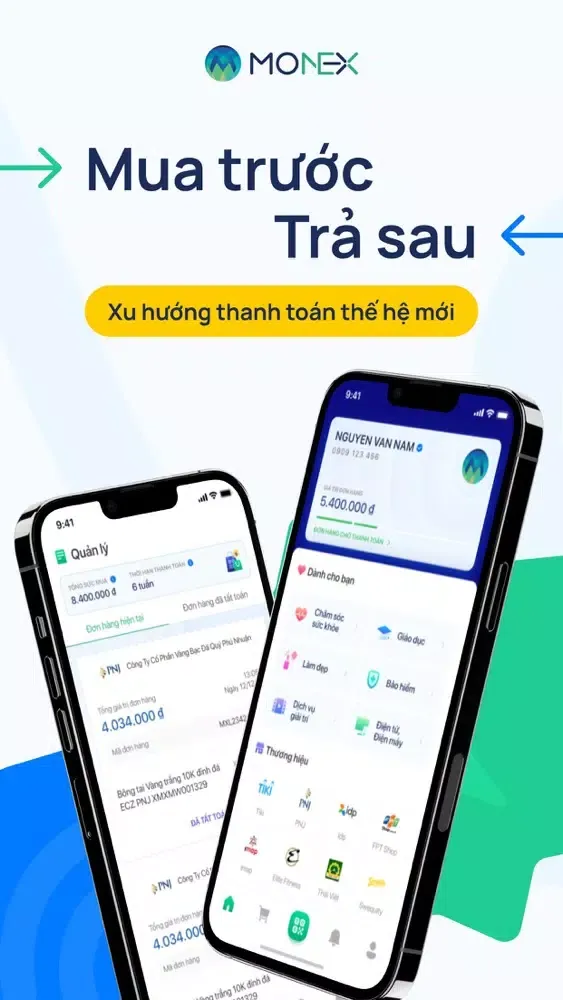 Capturas de tela do Monex