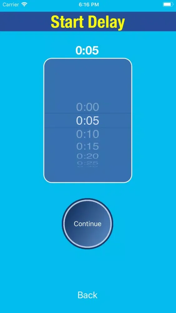 Tangkapan skrin Run Walk Intervals