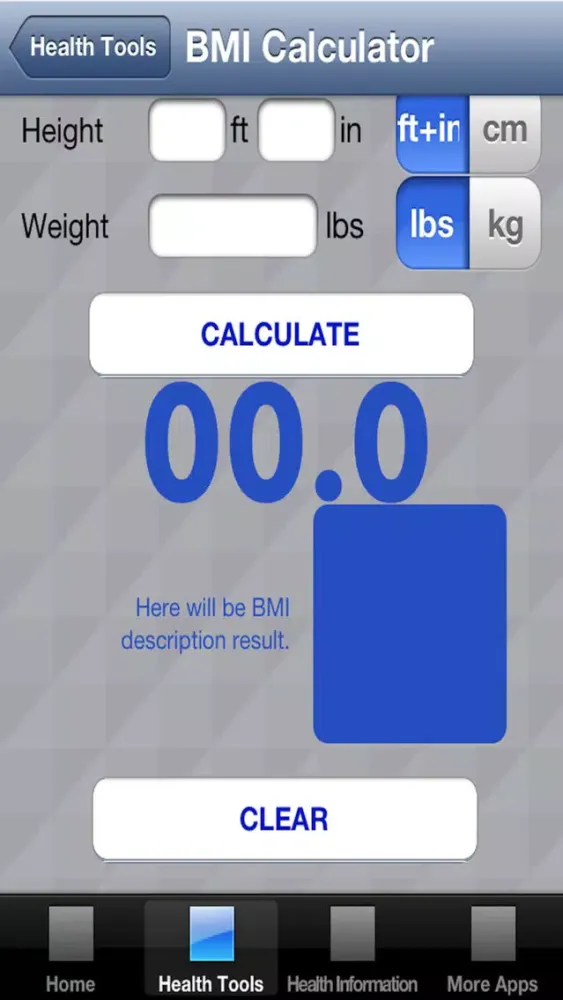 BMI Calculator - Body Mass Index Calculation App Screenshots