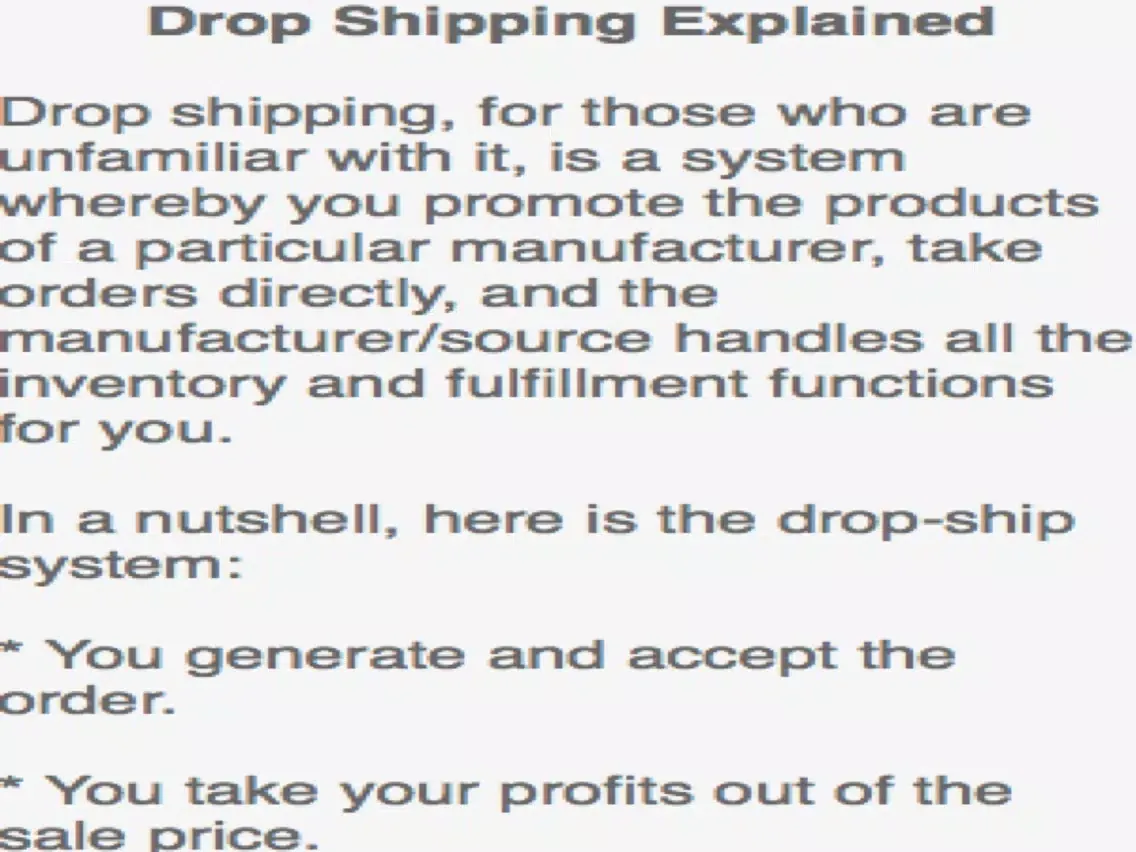Drop Shipping - How To Start Your Own Business iPad  স্ক্রিনশট