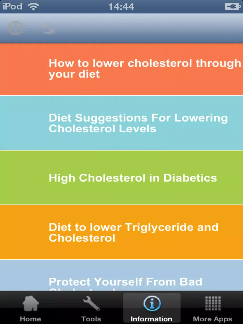 Tangkapan skrin How to Lower Cholesterol and LDL iPad 