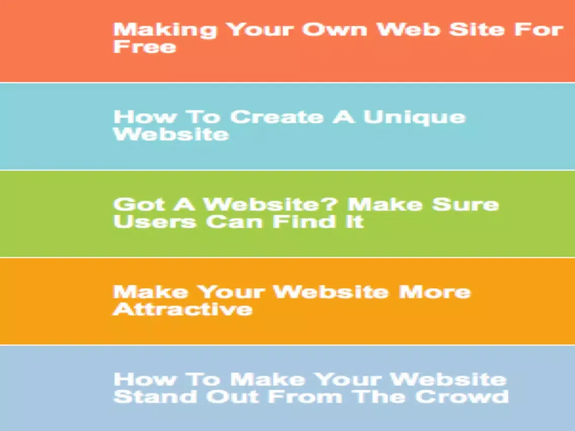 How To Make a Website - Create Your Own Site iPad 应用截图