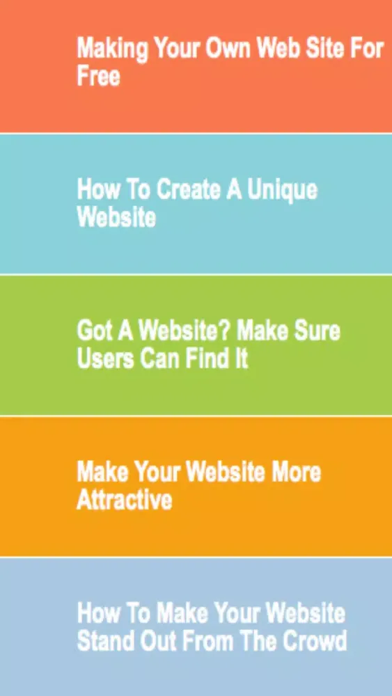 How To Make a Website - Create Your Own Site应用截图