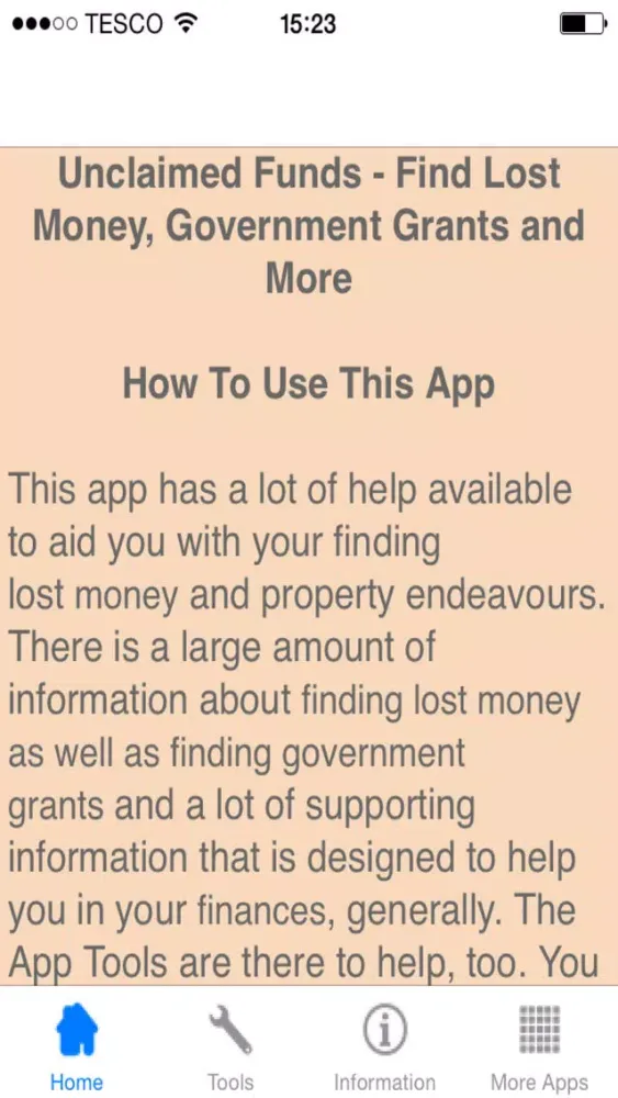 Unclaimed Money Find Lost Funds Government Grants Screenshots