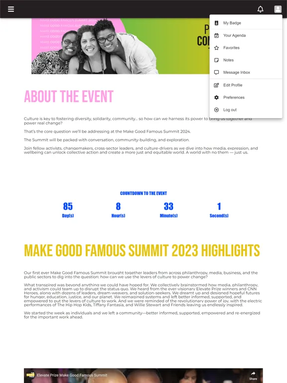 Make Good Famous Summit iPad  スクリーンショット