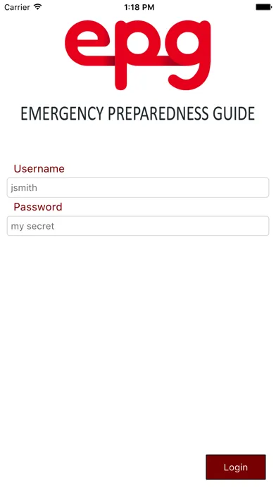 Emergency Preparedness Guide スクリーンショット
