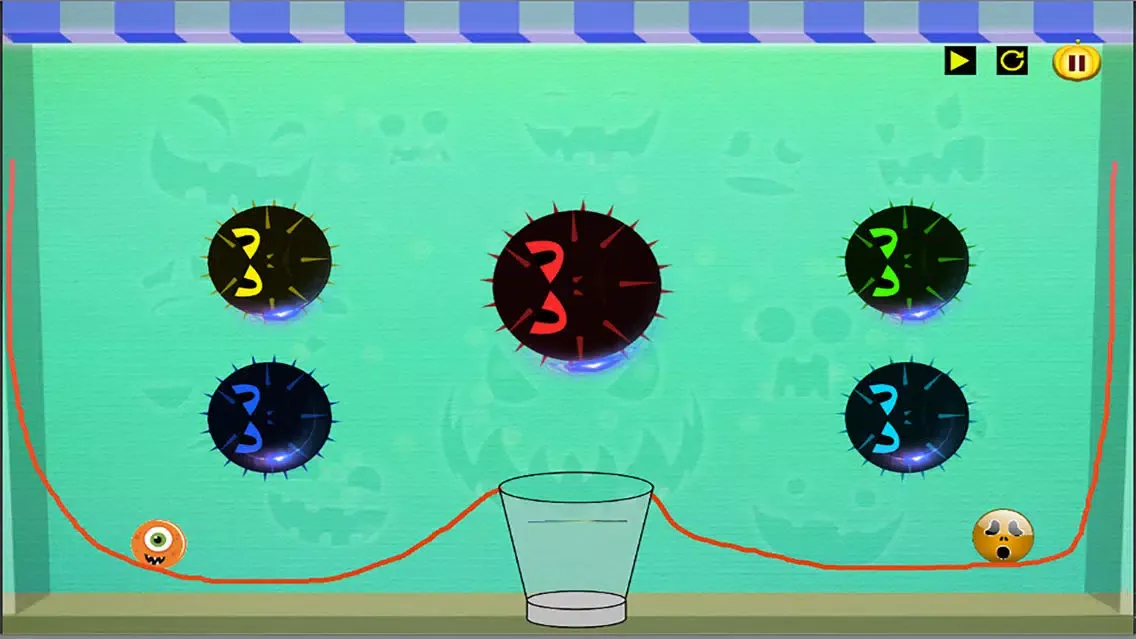Capturas de tela do Draw Your Halloween Path