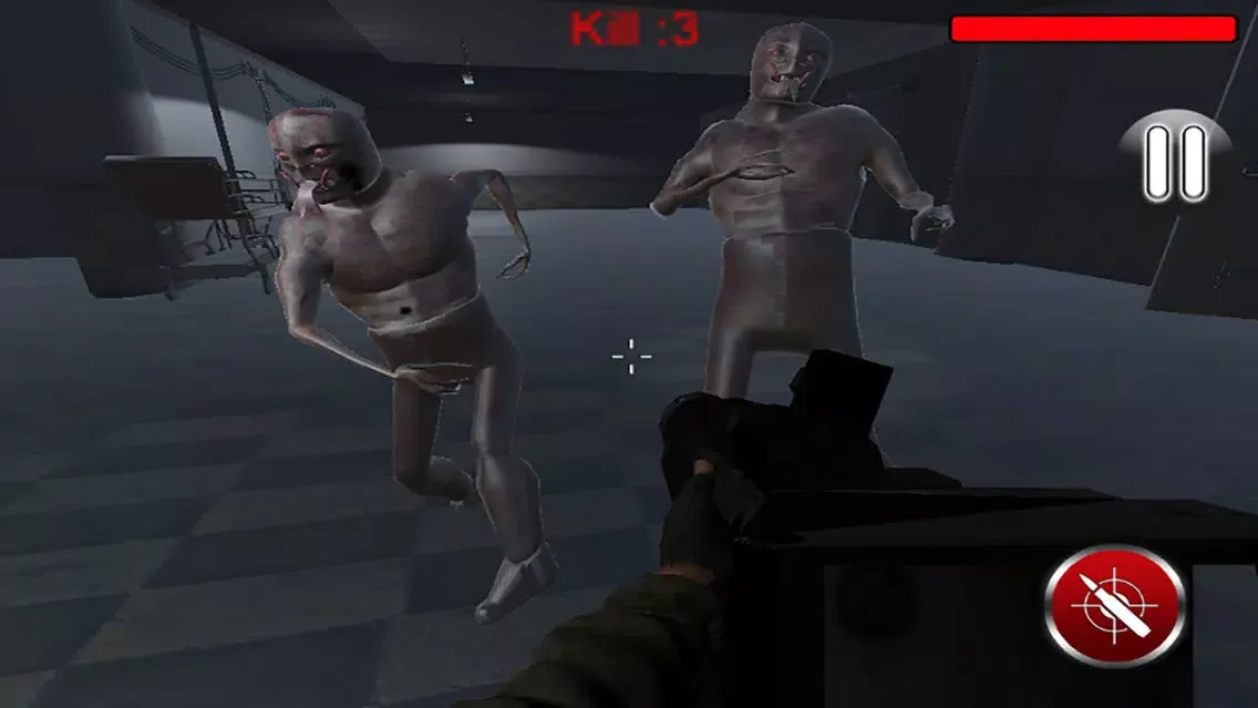 Tangkapan skrin Hospital Zombie Shooting
