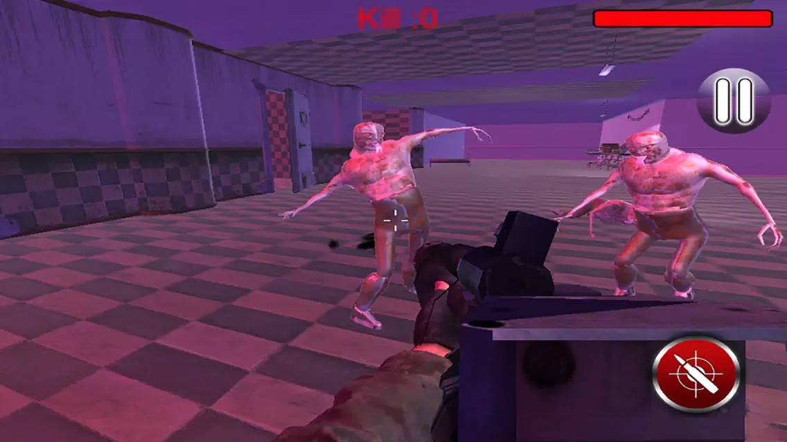 Tangkapan skrin Hospital Zombie Shooting