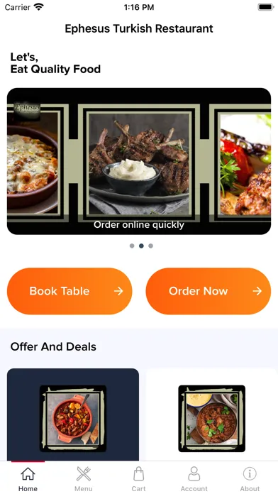Ephesus Turkish Restaurant应用截图
