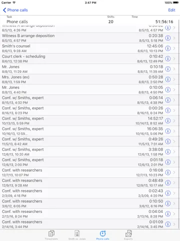 iPunchclock iPad  سکرین شاٹس
