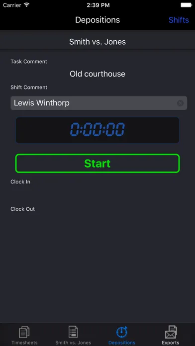 iPunchclock سکرین شاٹس