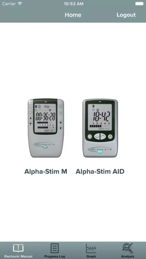 Alpha-Stim سکرین شاٹس
