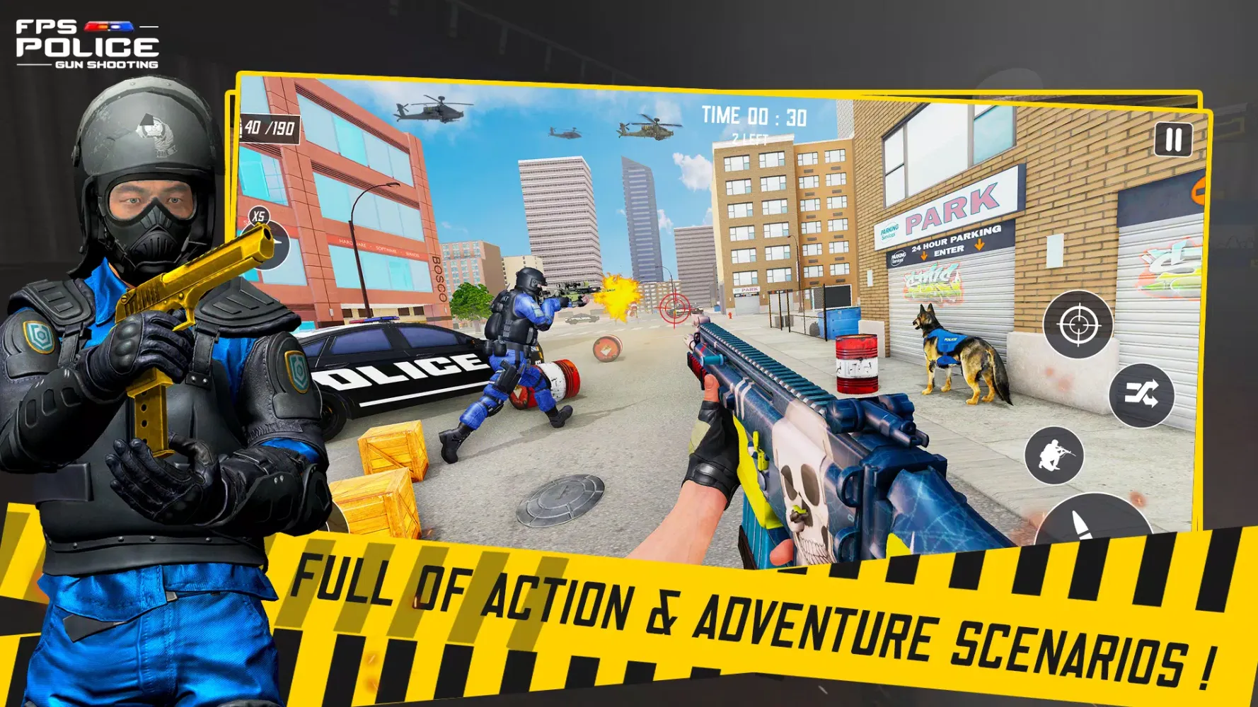 Screenshot di FPS Police: Gun Shooting Games